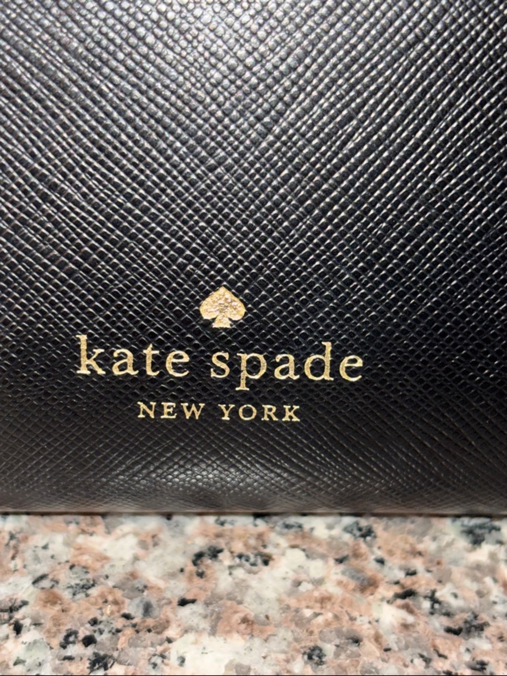 kate spade Black Cat Zip Wallet with Leopard Trim - Picture 16 of 16